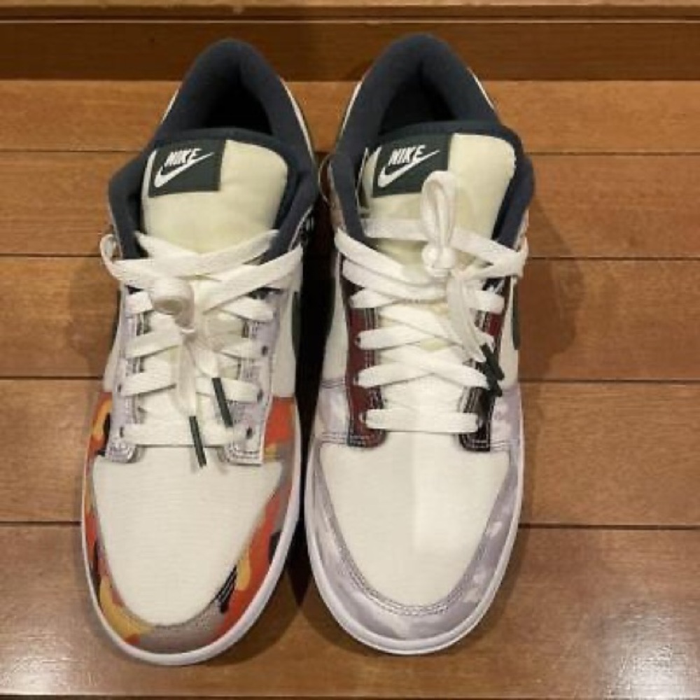 Nike DUNK LOW SE "SAIL MULTI CAMO" mens sneakers size 7.5 no box